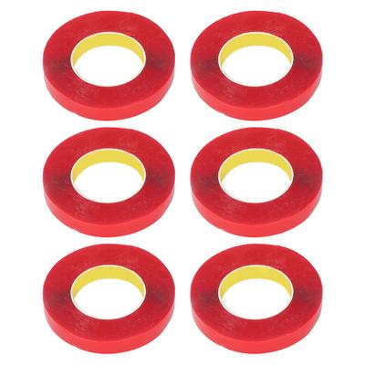 6 Rollen Doppelseitiges Klebeband Wetterfest Klebend Abnehmbar Hochbelastbares Montageband zum Aufhängen an der Wand