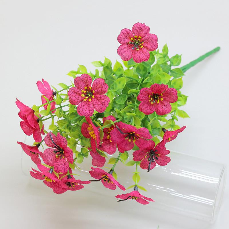 Artificial Incana Matthiola And Bellium Minutum Bouquet For Wedding Decor