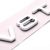 2026 3D ABS Chrome Black V8T Logo V6T Emblem Letters For Audi Stickers A4 A1 A5 Q3 Q5 Q7 S5 A6 V6T S8 V8T Badge Decal Accessories