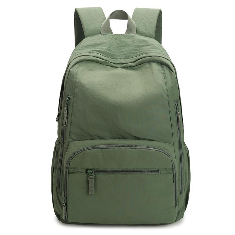 Schoolbag College Student Backpack Women's Lightweight Simple Women's Travel Bag Short Business Trip Versatile Backpack Oxford Cloth Computer Bag