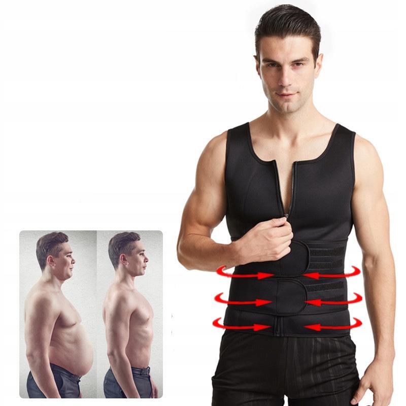 Men's Sports Vest For The Gym, Neoprene, Shaping Gym, Xxl