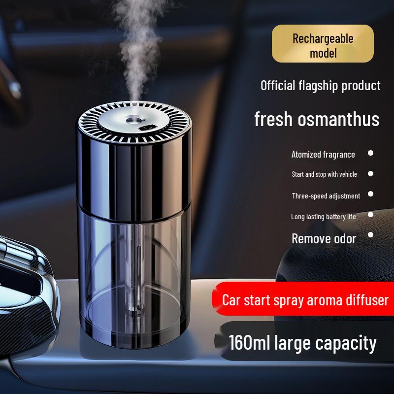 Smart Robot Car Aroma Diffuser: Long-lasting Fresh Scent for Car Interiors.