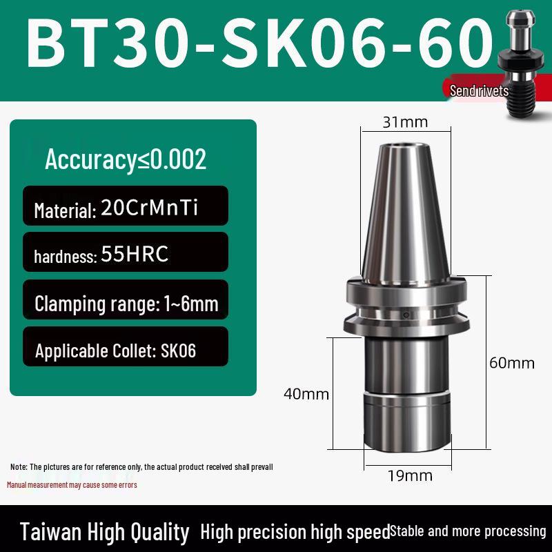 

Taiwan CNC Toolholder BT30/40/50 SK06/10/13/16/20/25