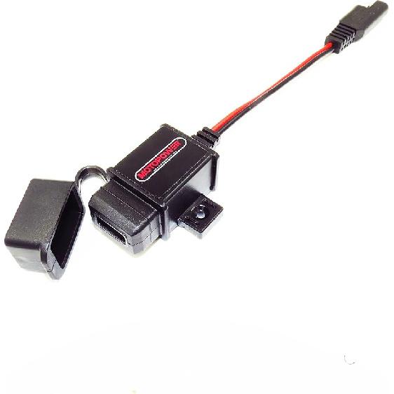 MOTOPOWER MP0609A Комплект USB-порта для мотоцикла 3,1 А Адаптер SAE на USB на мотоцикле b) - SAE to USB Adapter