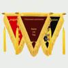 Flowing Red Banner: Custom Kindergarten, School & Company Award Pennant