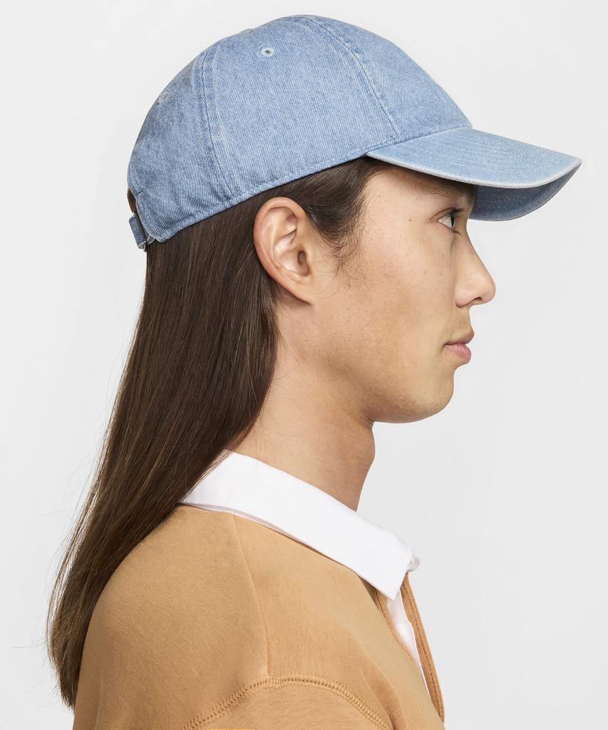 Nike Club Unstructured Denim Cap - Aegean Storm:Thunder Blue:White / Hf0383-429