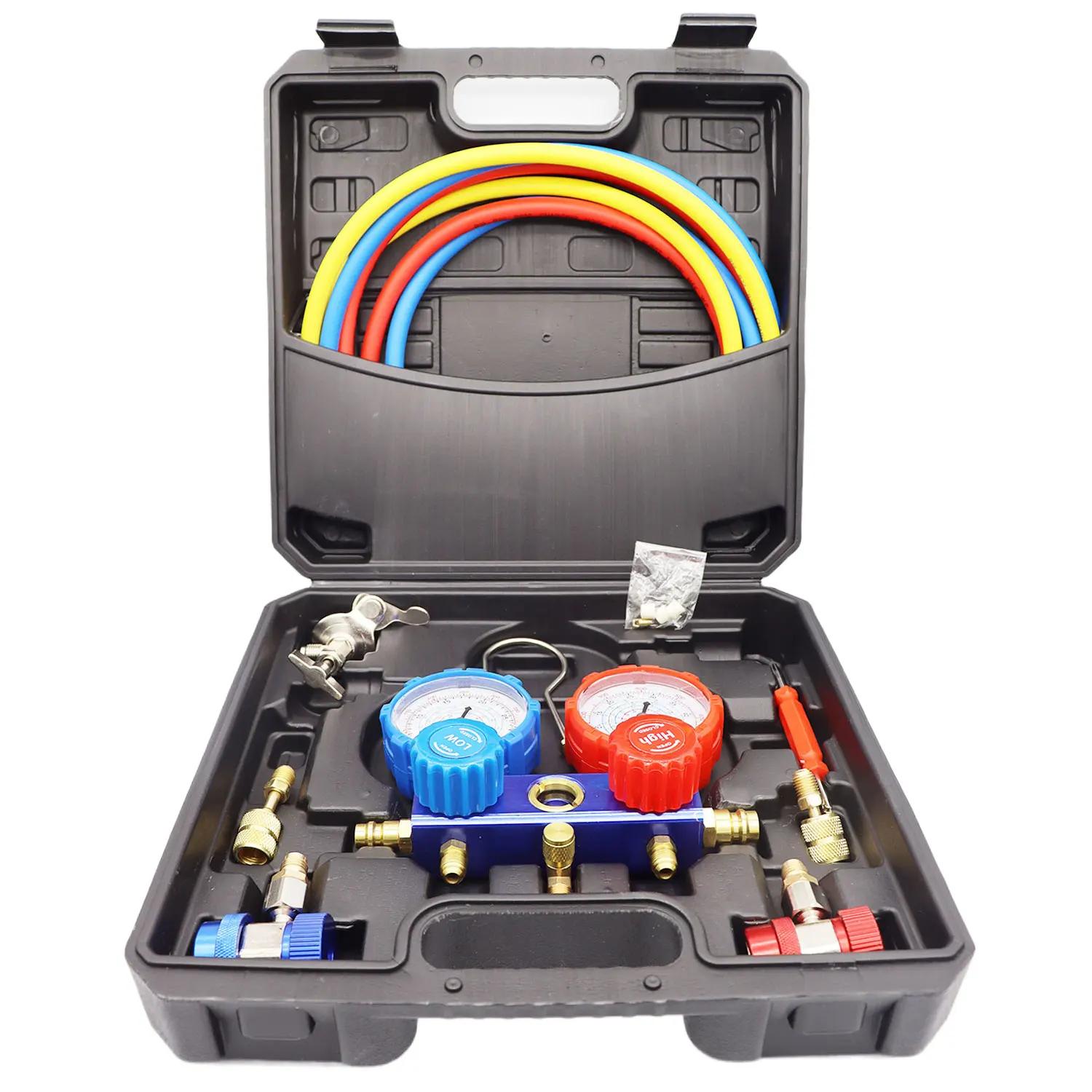 

Refrigerant Diagnostic Tool Kit, automatically for AC Air Conditioner Manifold Meter Kits for R22, R410A, R134a, R404A
