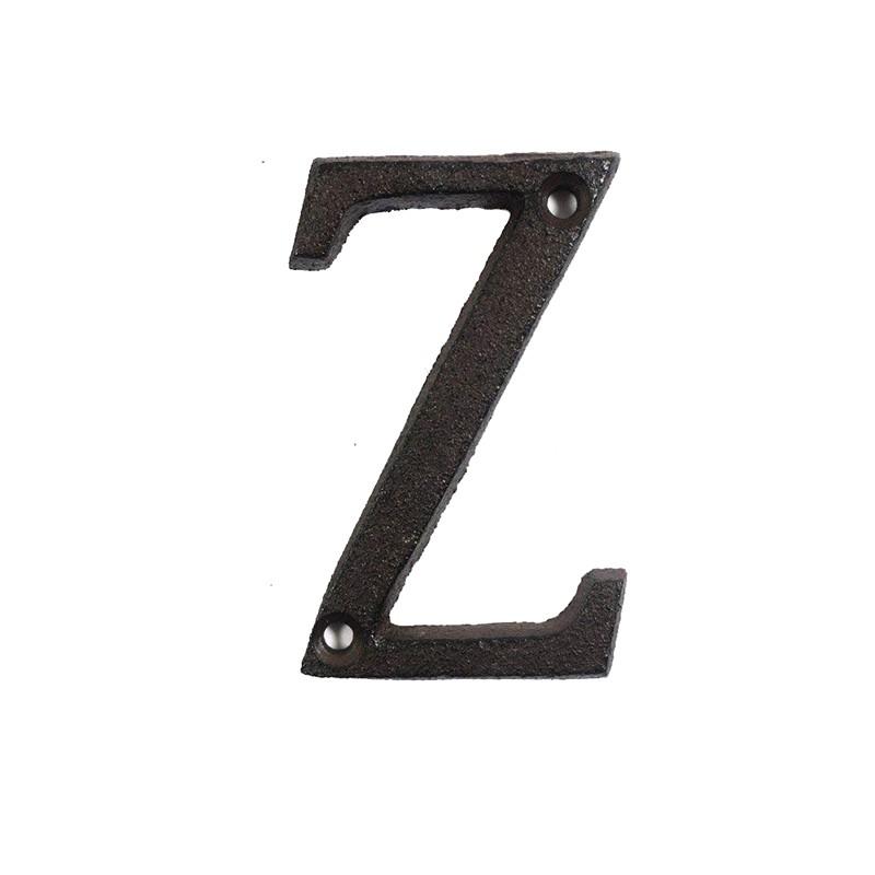 ??? Metal Letters Numbers Cast Iron Decoration House Sign Doorplate DIY Cafe Wall