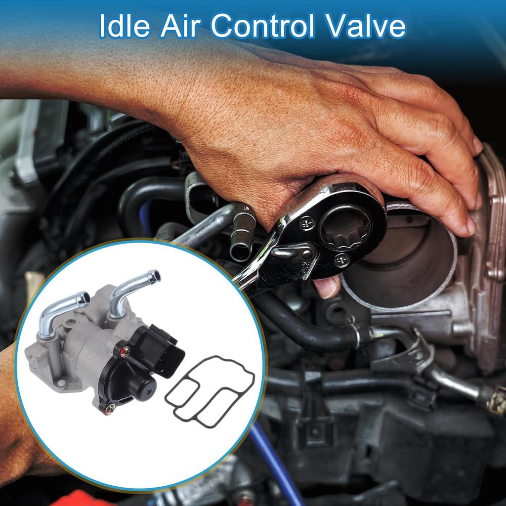 Car Idle Air Control Valve for Mitsubishi Mirage 1997-2002 Replace No.MD614743 IACV Idle Motor Idle Air Control Valve for Stable Engine Operation