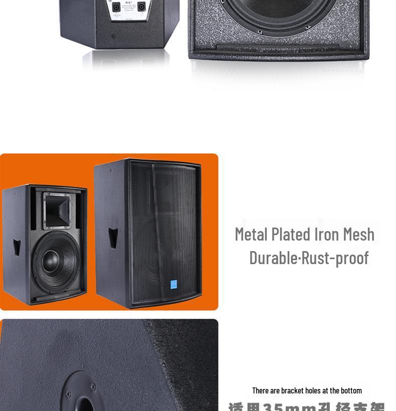 Professional Full-Range Speaker (10, 12, 15 Inch) for Home, KTV, Bar, Stage, Conference, Dance Studio