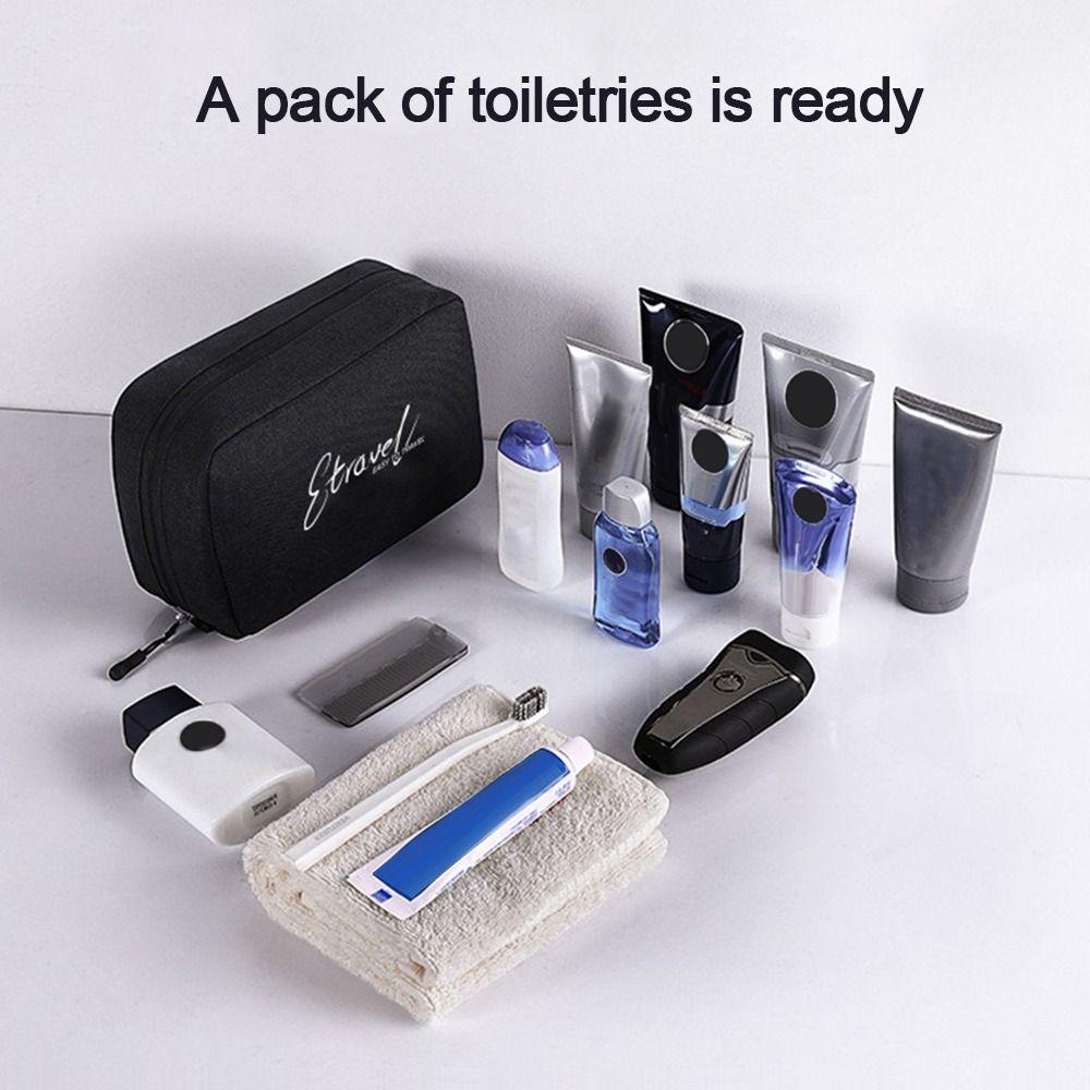 Waterproof Travel Organizer Wet/Dry Compartments Folding Design Bathroom Organizer Essentials Case Cosmetic Storage