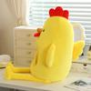 Adorably Little Yellow Chicken Plush Hat Lovely Chick Stuffed Doll Kawaii Cartoon Hood Cosplay Props Birthday Gifts for Kids