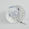 Girls' Floral Bow Wide-Brim Sun Hat - Breathable, Cooling, and Open-Top for Summer Protection