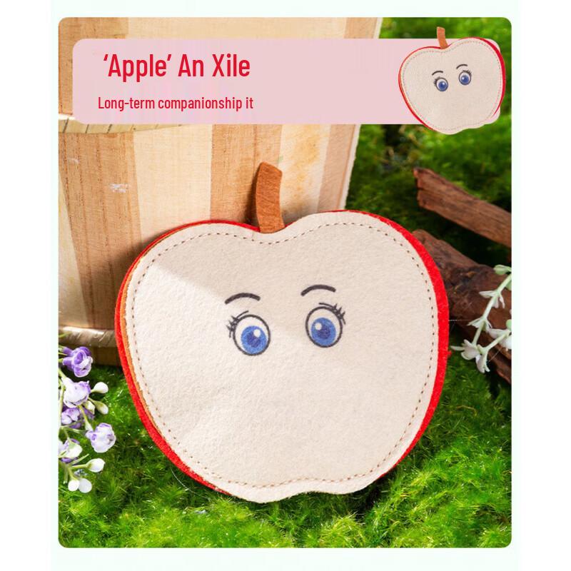 MeowLiss Apple Felt Cat Toy 3-Pack