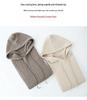 2024 Autumn/Winter Women's Cable Knit Cashmere Hoodie: Loose-Fit Fashion Pullover