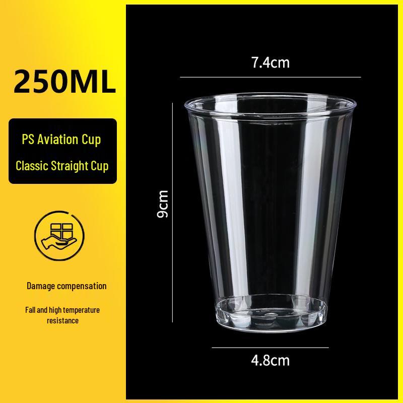 COFLYEE Einweg-Hartplastik-Trinkgeschirr