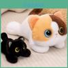 Siamese Cat Plush Cushion With Short Pile Material For Home Bedroom And Collectors