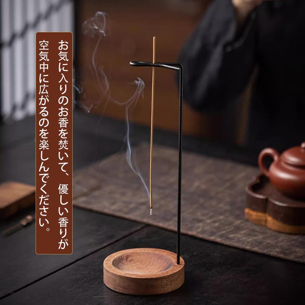 ZMBRIAF Hanging Incense Burner for Buddhist Altars, Stylish Hanging Incense Stand for Backflow Incense, Home, Tea Room, and Interior Decor with