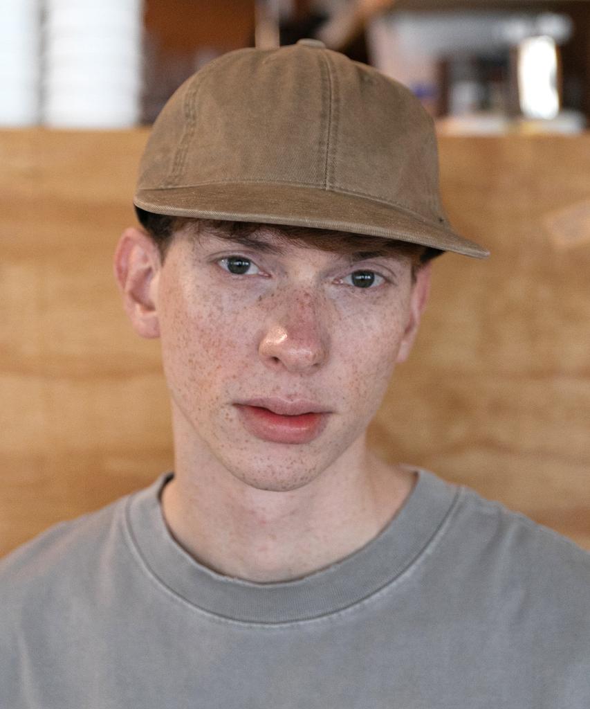 Chaebteo Standard Flat Ball Cap-Beige