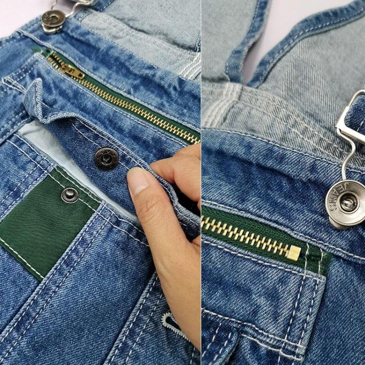 Herre Plus Size Blå Jeans Overall Jumpsuit Arbejdstøj Hot Denim Overall Stor Størrelse Fås 30 32 34 36 38 40 42 44 46 48 50