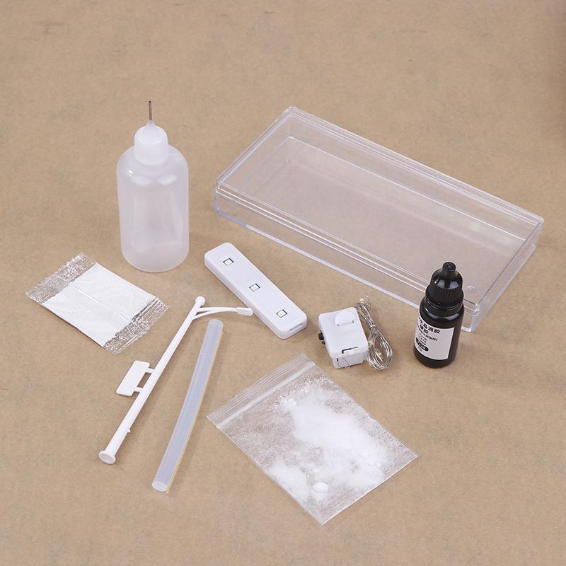 Simulace sněhu pouliční lampy Dětská vědecká hračka Stem Technologia Gadget Fyzikální sada Vzdělávací hračky pro děti Učební hračka