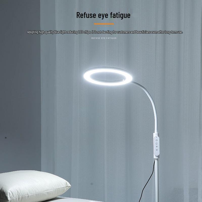 Super Bright Beauty Salon Eyelash & Tattoo Lamp - Versatile Floor Lighting for Nails & More