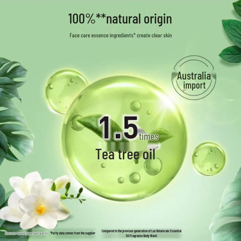 Lux Freesia & Tea Tree Essential Oil Shower Gel