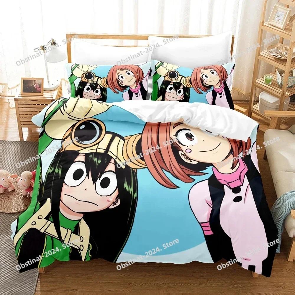 My Hero Academia Bedding Set Japan Anime Comfortable Quilt Cover Single Bed sets Double Queen Twin Full Size Duvet Cover Teens