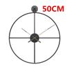 80CM Creative minimalist Modern minimalist clock living room wall clock nordic style iron mute clock