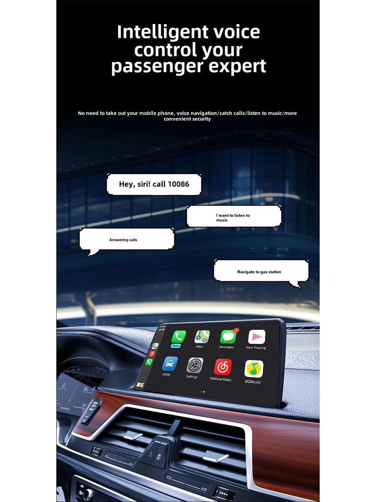 CarPlay Wired To Wireless Adapter for Apple & Android Auto