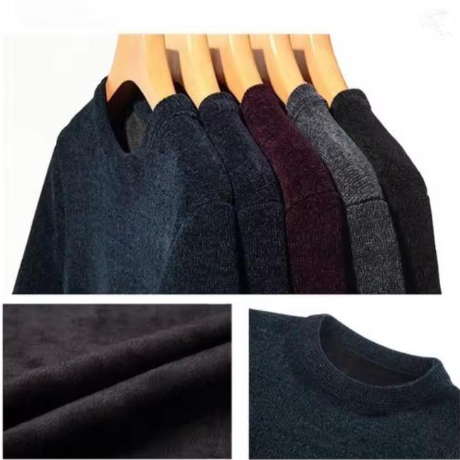 Herren Druck Dick Strickpullover Gestrickt Lässig Pullover Fleecegefüttert Herren Winterkleidung Luxusmarke Herbst Warme Pullover Kleidung