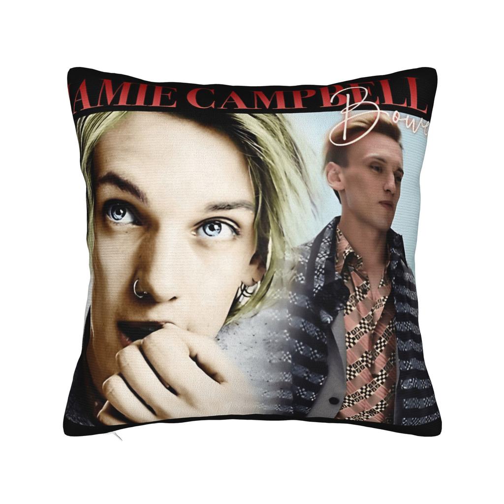 Pillow Cover Jamie Campbell Bower Abstract Collage Cute Funny Pillow Case For Sofa Home Decor Pillowcases