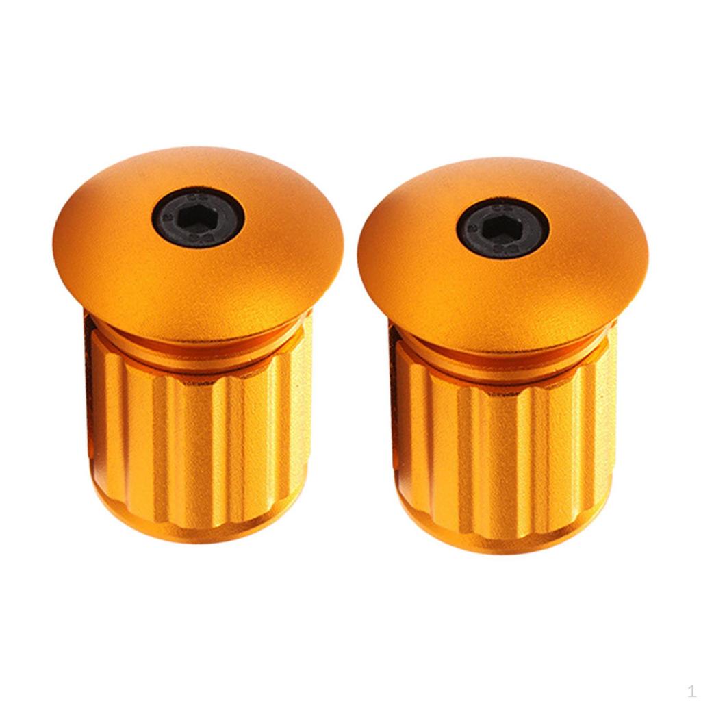 2 Piece Handlebar , Grip Tapas for Mountain Bike, Road Adapts to 18-20 Mm Handlebars