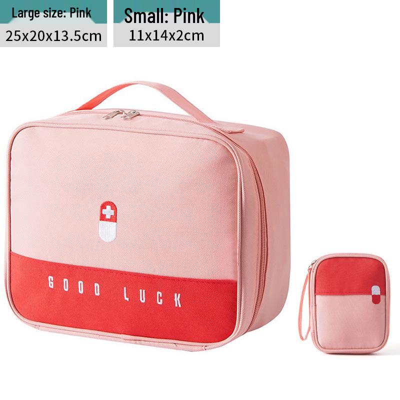 Przenośna podróżna apteczka pierwszej pomocy: Kompaktowa torba do przechowywania i organizacji medycznej