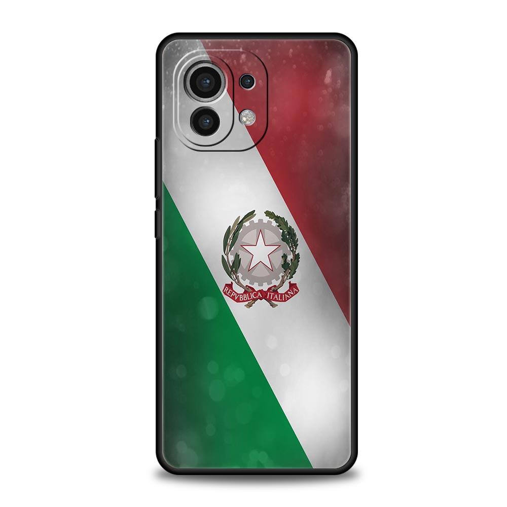 ITALY Flag Phone Case For Xiaomi 14 13T 12T Pro 12 13 11 Ultra Mi Note 10 Lite 10T 5G 11X Pro 11T 11i 9T Soft Silicone Cover
