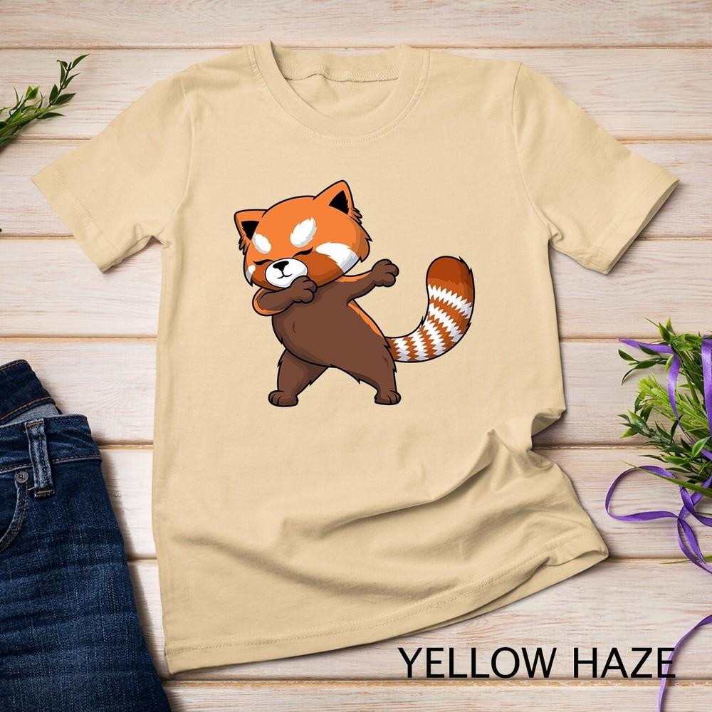 

Red Panda Dabbing Funny Gift for Men Women Unisex T-shirt L
