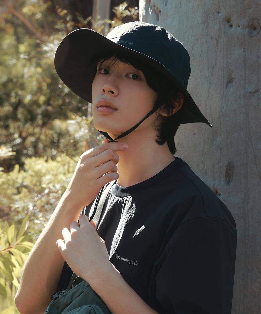 SNOWPEAK APPAREL Cample Wide Hat (S26Zucha19) Dark Navy