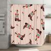 Vintage Cowboy Boots Shower Curtain Decor Western Style Floral Bathroom Curtains Waterproof Home Accessories Gift For Cowgirl Lo