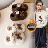 Winter Warm Fleece Lined Children Loafers Fashion Casual Girls Fluffy Shoes