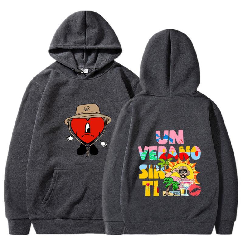 Den nye Un Verano Sin Ti Hoodie Bad Bunny Hoodie for menn og kvinner