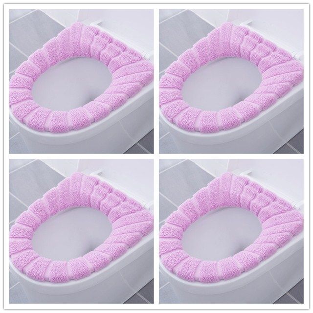 

Вязаная подушка для сиденья унитаза, крышка для унитаза, подушка для сиденья унитаза в виде тыквы, утолщенное моющееся вязаное сиденье для унитаза, крышка для унитаза Pack of 1