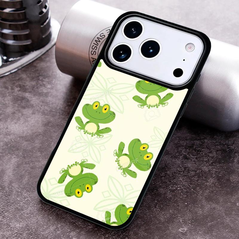 Frog Tropical Rain Forest Phone Case for iPhone 17 16 15 Pro Max Air 14 13 12 11 Plus Shockproof Cover