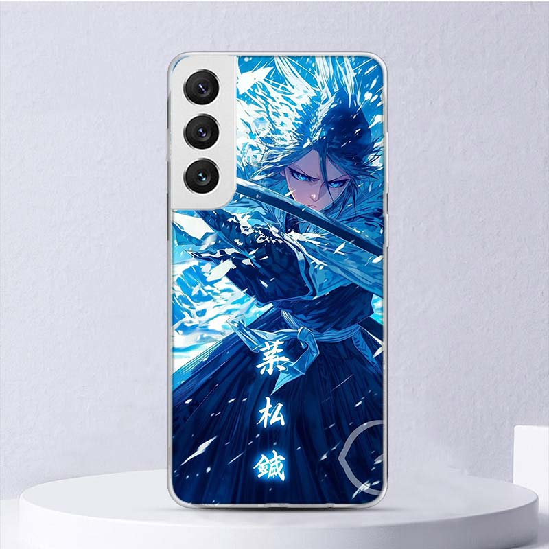 Bleach Kuchiki Rukia Soft Case For Samsung Galaxy S25 S24 S23 S22 Ultra Phone Cover S21 S20 FE S10 Plus S10E S25U Funda Coque