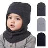 2025 Kids' Ear-Protecting Knit Pullover Hat & Neck Gaiter - Warm, Windproof for Autumn/Winter.