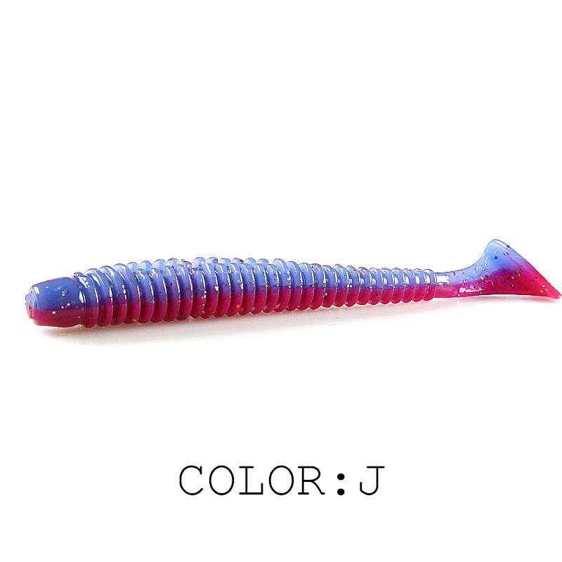 2025 HOT Impact Ring Shad Fishing Lure Soft 63mm 80mm 97mm Plastics Baits Swimbait Jigging LureBait perch Lures