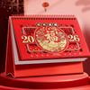 Traditioneller Neujahrskalender Chinesischer Stil Stehender Klappkalender Tägliche Planung