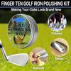 Golf Equipment Maintenance Polish Restores Original Irons Metal Surfaces With Ingredients Cleaning Process