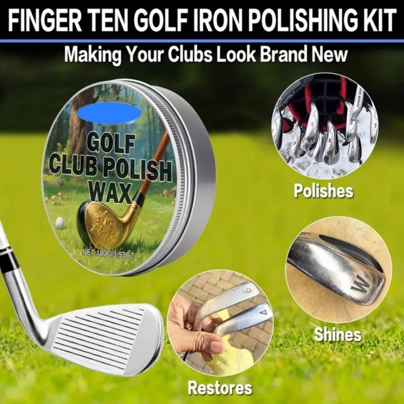 Golf Equipment Maintenance Polish Restores Original Irons Metal Surfaces With Ingredients Cleaning Process