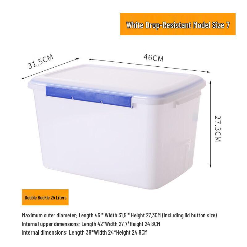 Durable Plastic Refrigerator Freezer Storage Box