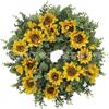 Artificial Flower Wreath Easter Valentines Day Decor Hotel Restaurant Door Hanging Decoration